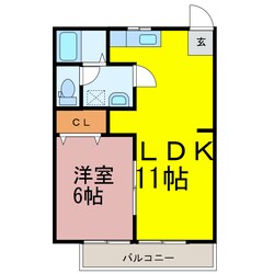 サンスクエア　パート1の物件間取画像